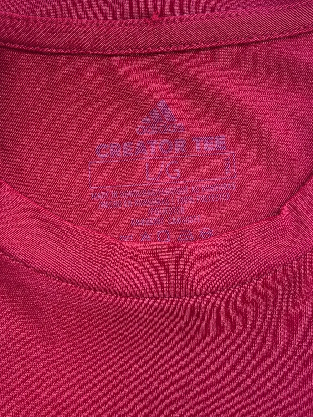 Lot Of 3 Adidas Aeroready Shirts Size L
